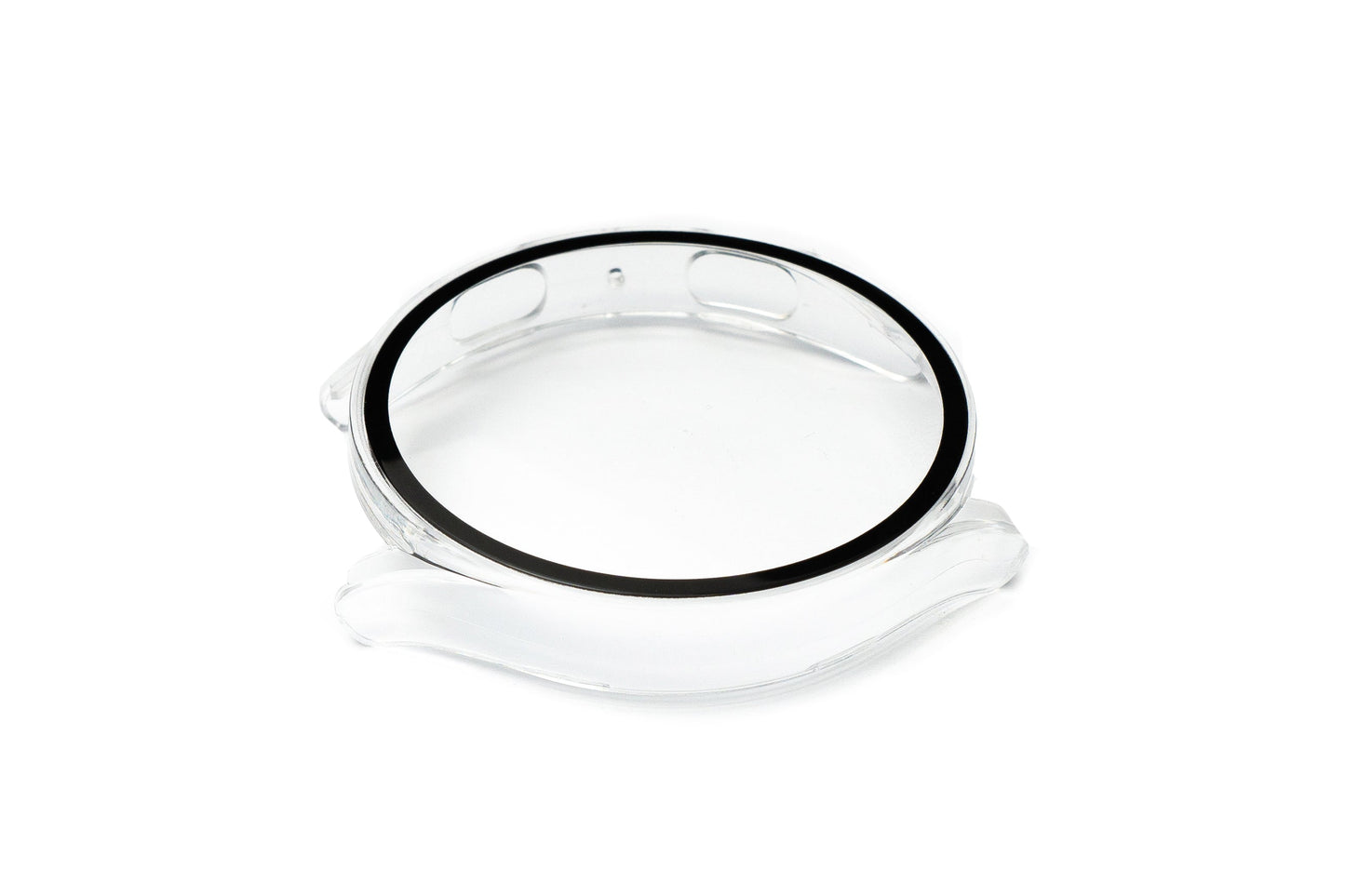 SYSTEM-S Schutz Hülle Case 44 mm aus PC für Samsung Galaxy Watch 5 4 in Transparent