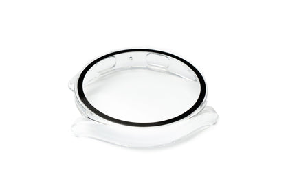 SYSTEM-S Schutz Hülle Case 44 mm aus PC für Samsung Galaxy Watch 5 4 in Transparent