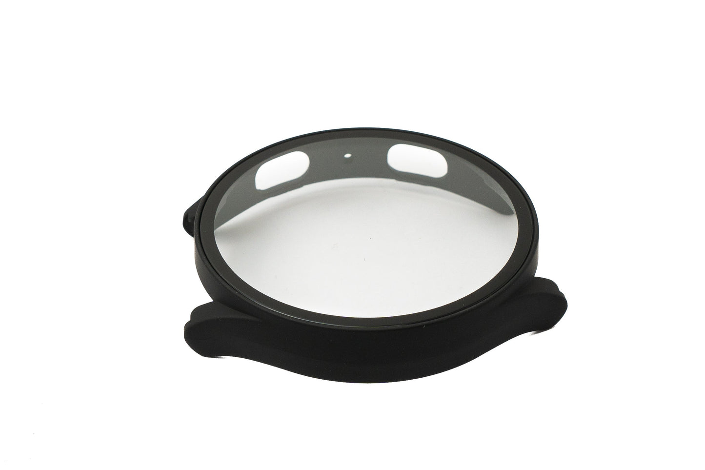 SYSTEM-S Schutz Hülle Case 44 mm aus PC für Samsung Galaxy Watch 5 4 in Schwarz
