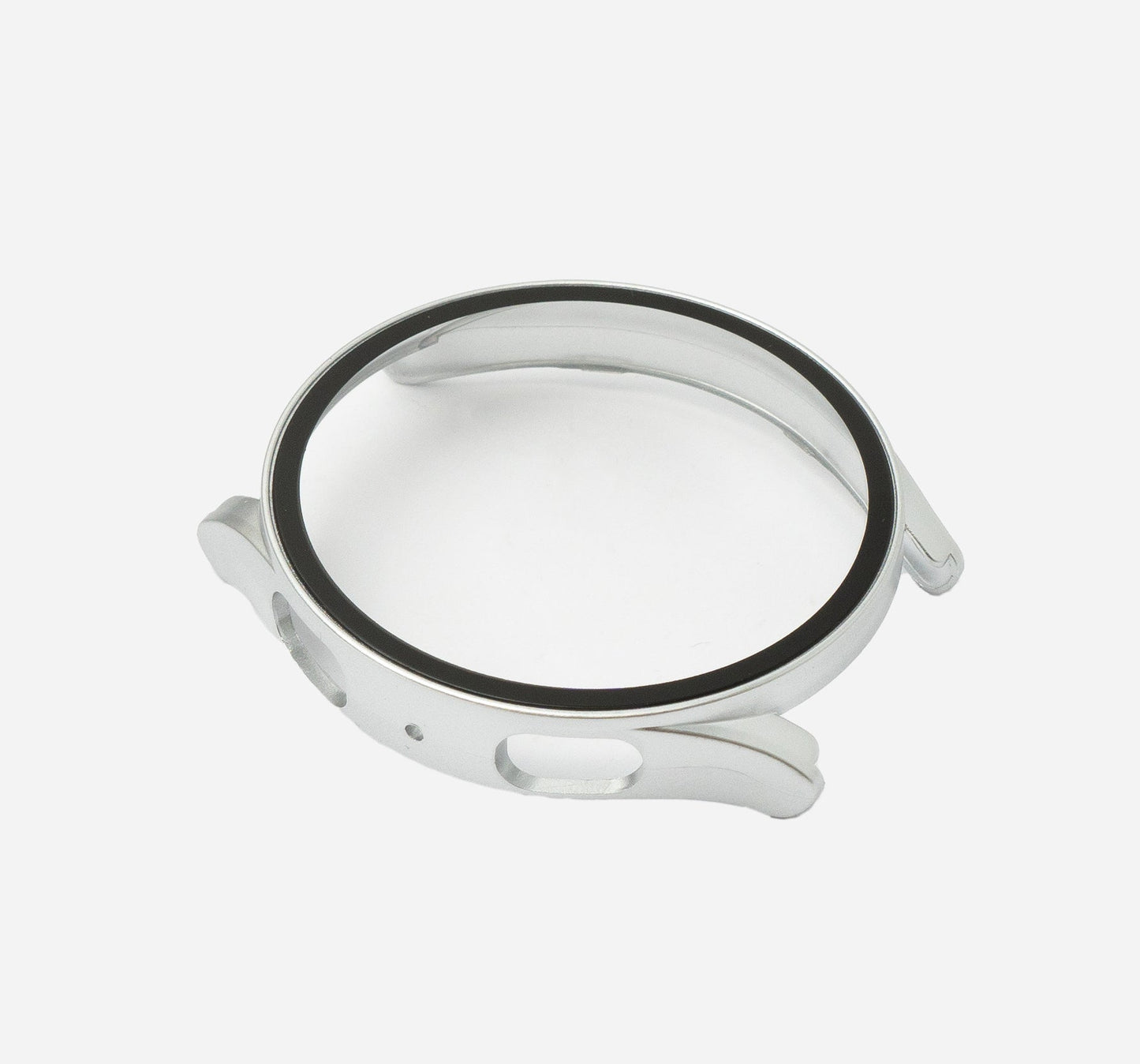 SYSTEM-S Schutz Hülle Case 44 mm aus PC für Samsung Galaxy Watch 5 4 in Grau