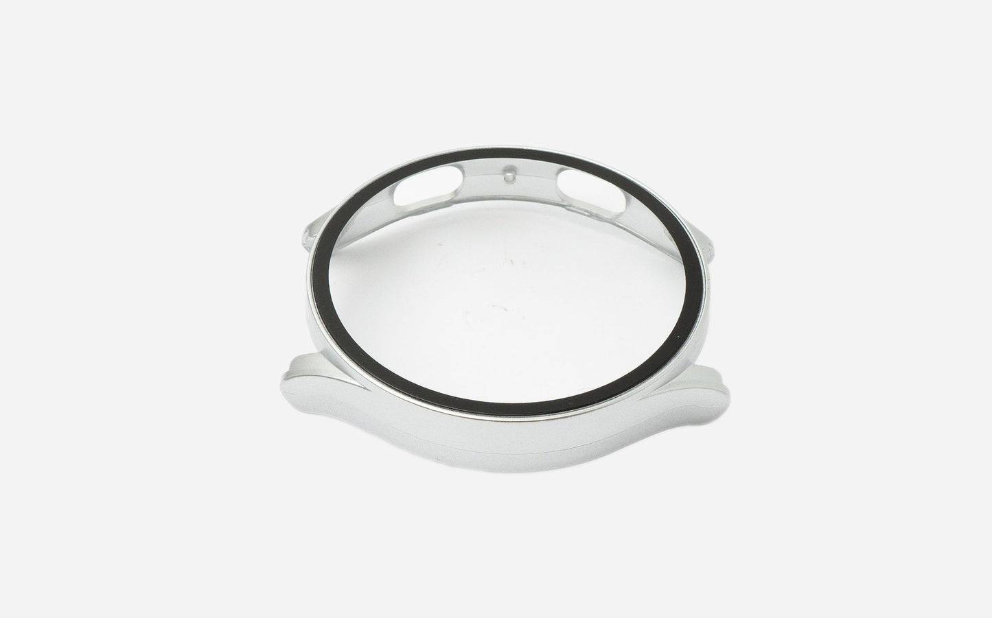 SYSTEM-S Schutz Hülle Case 44 mm aus PC für Samsung Galaxy Watch 5 4 in Grau