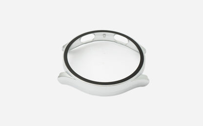 SYSTEM-S Schutz Hülle Case 44 mm aus PC für Samsung Galaxy Watch 5 4 in Grau
