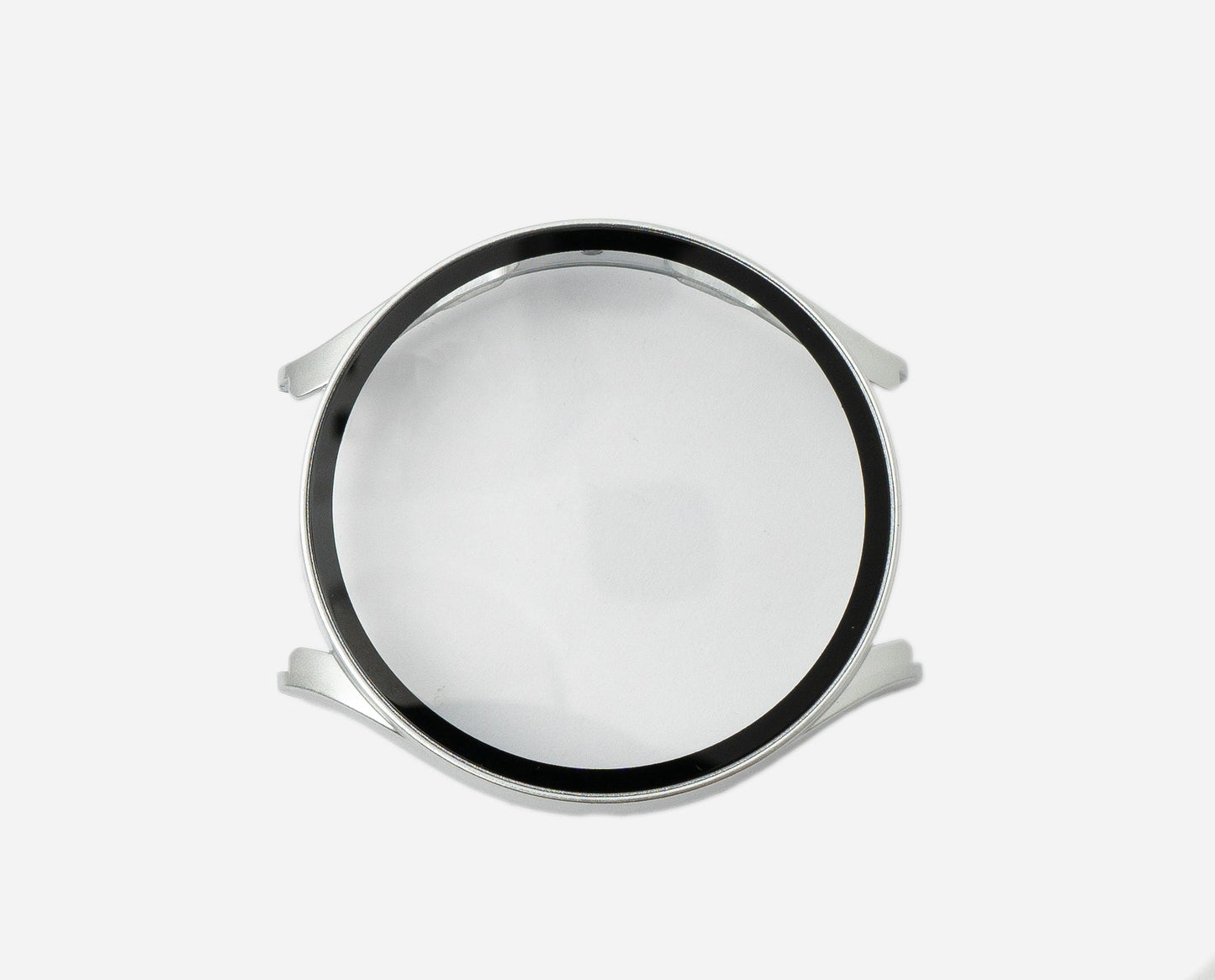 SYSTEM-S Schutz Hülle Case 44 mm aus PC für Samsung Galaxy Watch 5 4 in Grau