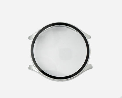 SYSTEM-S Schutz Hülle Case 44 mm aus PC für Samsung Galaxy Watch 5 4 in Grau