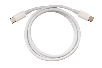 SYSTEM-S USB 3.1 Gen 2 Type C Cable 100 cm Male to Male 10 Gbit/s 100W White