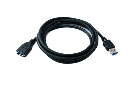 SYSTEM-S USB 3.0 cable 150 cm Type A male to female 5 Gbit/s in black