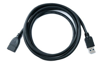 SYSTEM-S USB 3.0 cable 150 cm Type A male to female 5 Gbit/s in black