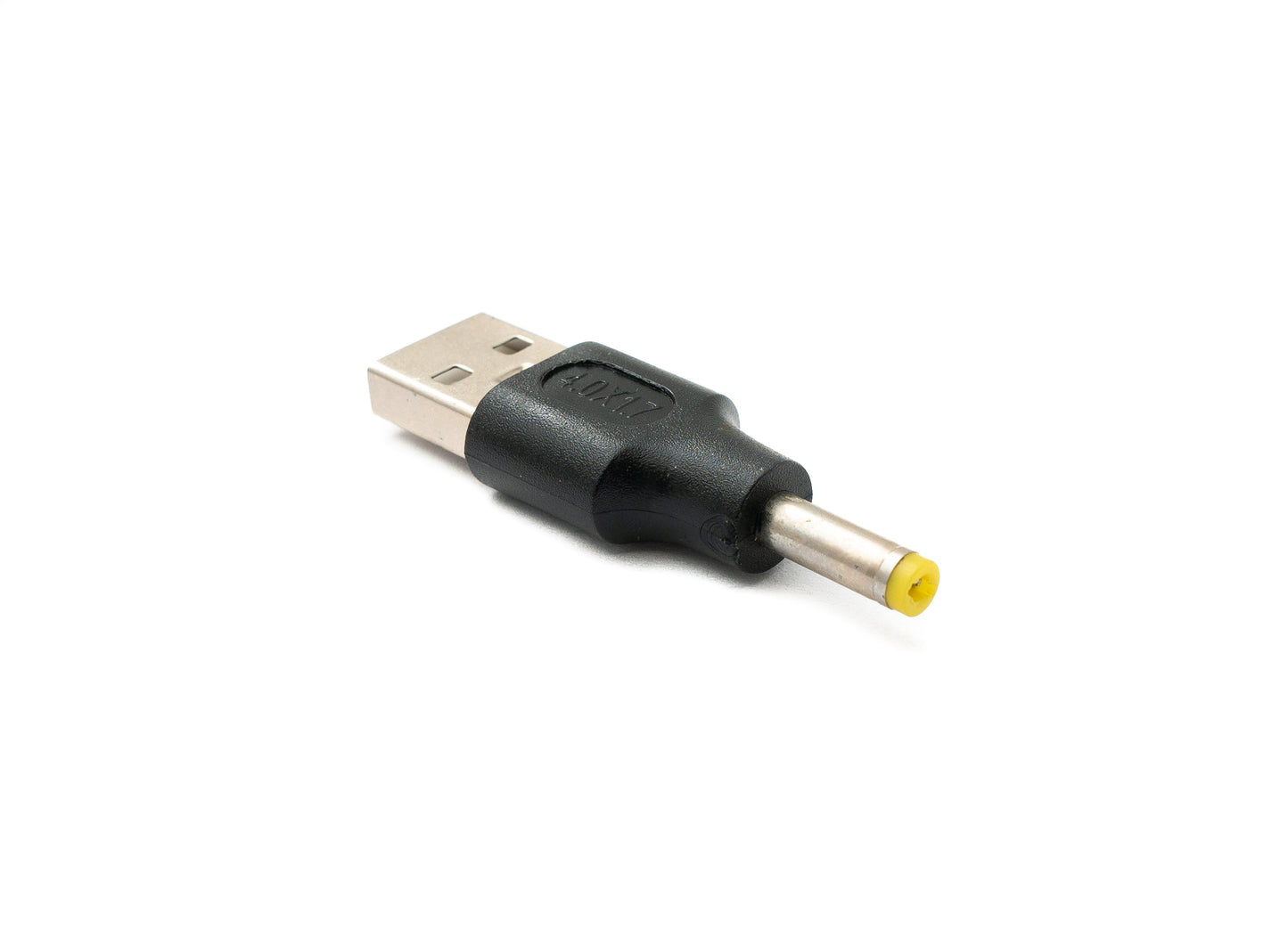 SYSTEM-S DC Adapter 20V 4.0 x 1.7 male to USB 2.0 male cable in black