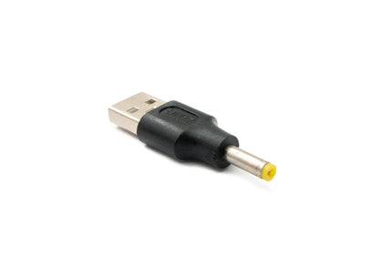 SYSTEM-S DC Adapter 20V 4.0 x 1.7 male to USB 2.0 male cable in black