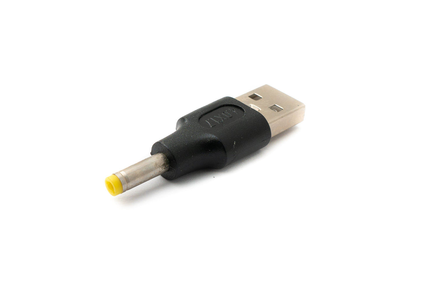 SYSTEM-S DC Adapter 20V 4.0 x 1.7 male to USB 2.0 male cable in black