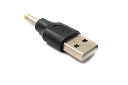 SYSTEM-S DC Adapter 20V 4.0 x 1.7 male to USB 2.0 male cable in black