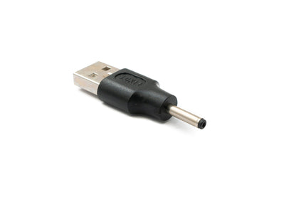 SYSTEM-S DC Adapter 20V 3.0 x 1.1 male to USB 2.0 male cable in black