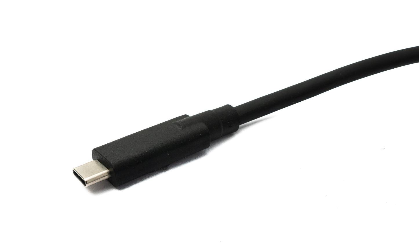 SYSTEM-S USB 3.2 Gen 2 Kabel 5 m Typ C Stecker zu Stecker Winkel in Schwarz