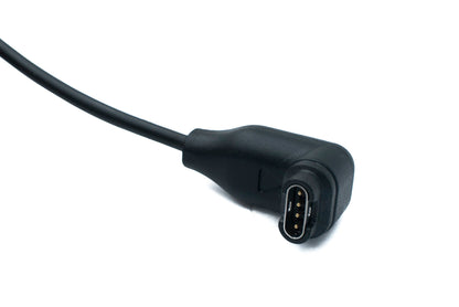 SYSTEM-S USB 2.0 Kabel 100 cm Typ A Stecker Ladekabel Winkel für Garmin Fenix7 6S 6 Venu Sq