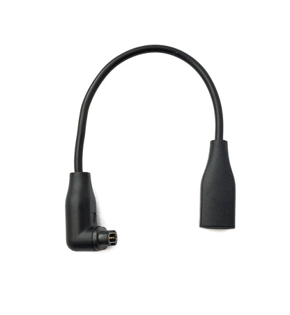 SYSTEM-S USB 3.1 cable 15 cm type C socket charging cable angle for Garmin Fenix7 6S 6 Venu Sq
