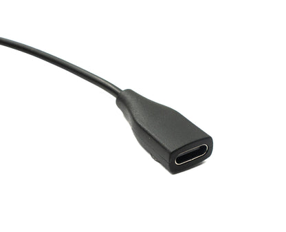 SYSTEM-S USB 3.1 cable 15 cm type C socket charging cable angle for Garmin Fenix7 6S 6 Venu Sq