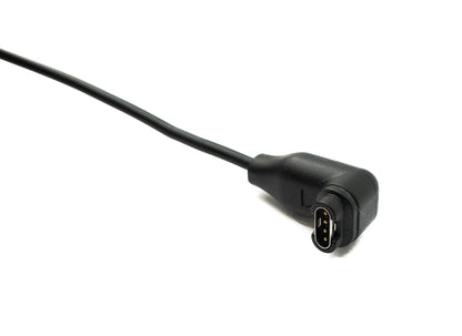 SYSTEM-S USB 3.1 cable 15 cm type C socket charging cable angle for Garmin Fenix7 6S 6 Venu Sq