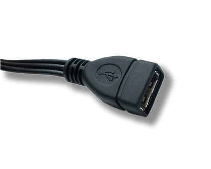 SYSTEM-S Cinch RCA Kabel 150 cm 3 polig Stecker zu USB 2.0 Typ A Buchse Audio