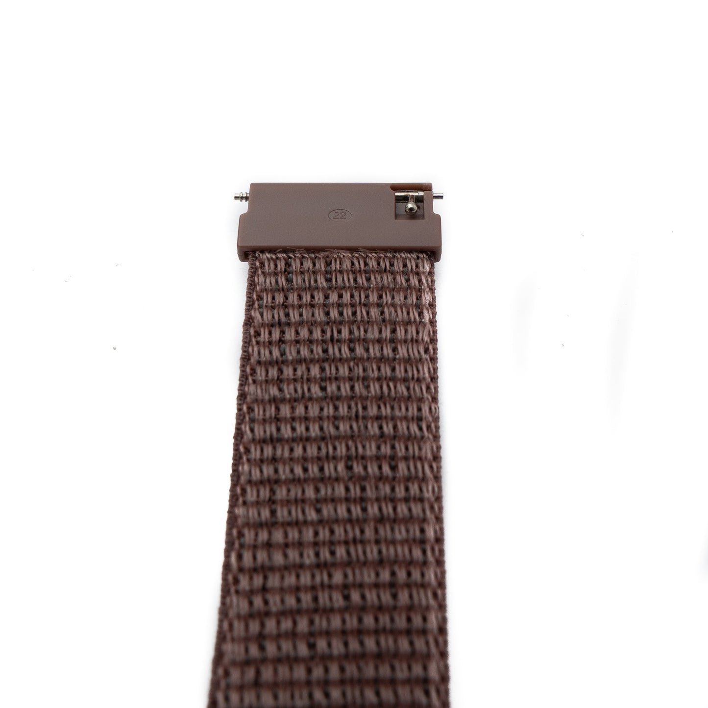SYSTEM-S Armband 22 mm aus Nylon für Fitbit Versa 2 1 Lite Smartwatch in Lila