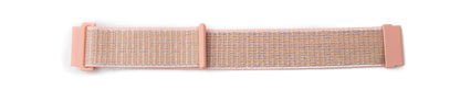 SYSTEM-S 22 mm / Versa Nylon Strap for Fitbit Versa 2 1 Lite Smartwatch in Pink