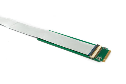 SYSTEM-S CFexpress Kabel 20cm Typ B Buchse zu NVME M-key M.2 NGFF Stecker Adapter in Grün