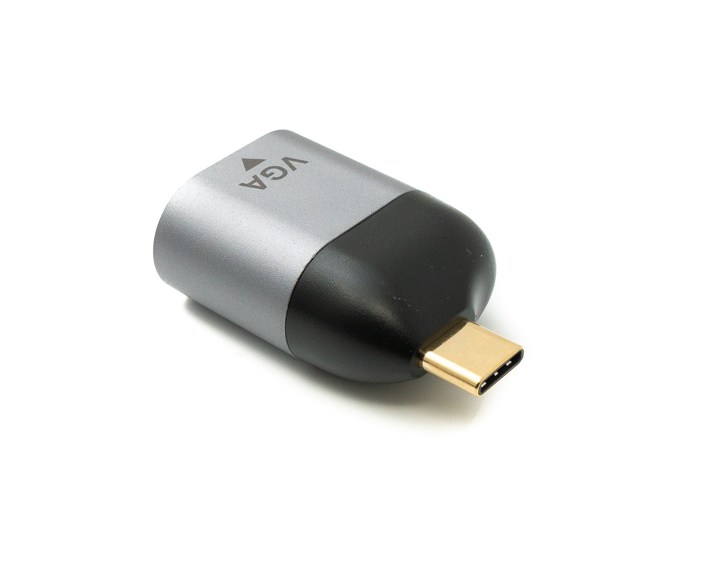 SYSTEM-S VGA adapter female to USB 3.1 Type C male cable in gray
