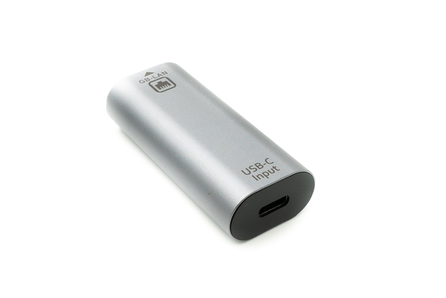 SYSTEM-S LAN Adapter RJ45 Buchse zu USB 3.1 Typ C Buchse Kabel in Grau