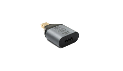 SYSTEM-S USB Adapter 3.1 Type C Female to Mini DisplayPort Male Unidirectional DP 4K Cable in Gray