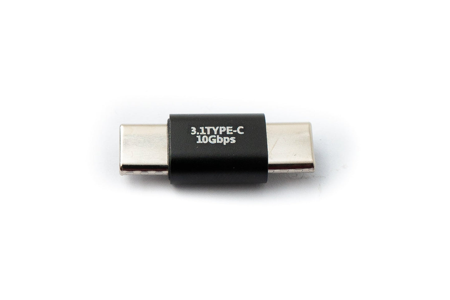 SYSTEM-S USB 3.1 Gen 2 Adapter Typ C Stecker zu Stecker Kabel in Schwarz