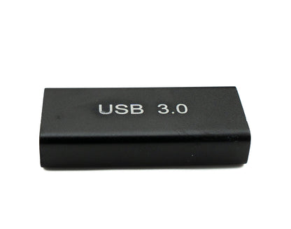 SYSTEM-S USB 3.0 Adapter Typ A Buchse zu Buchse Kabel in Schwarz
