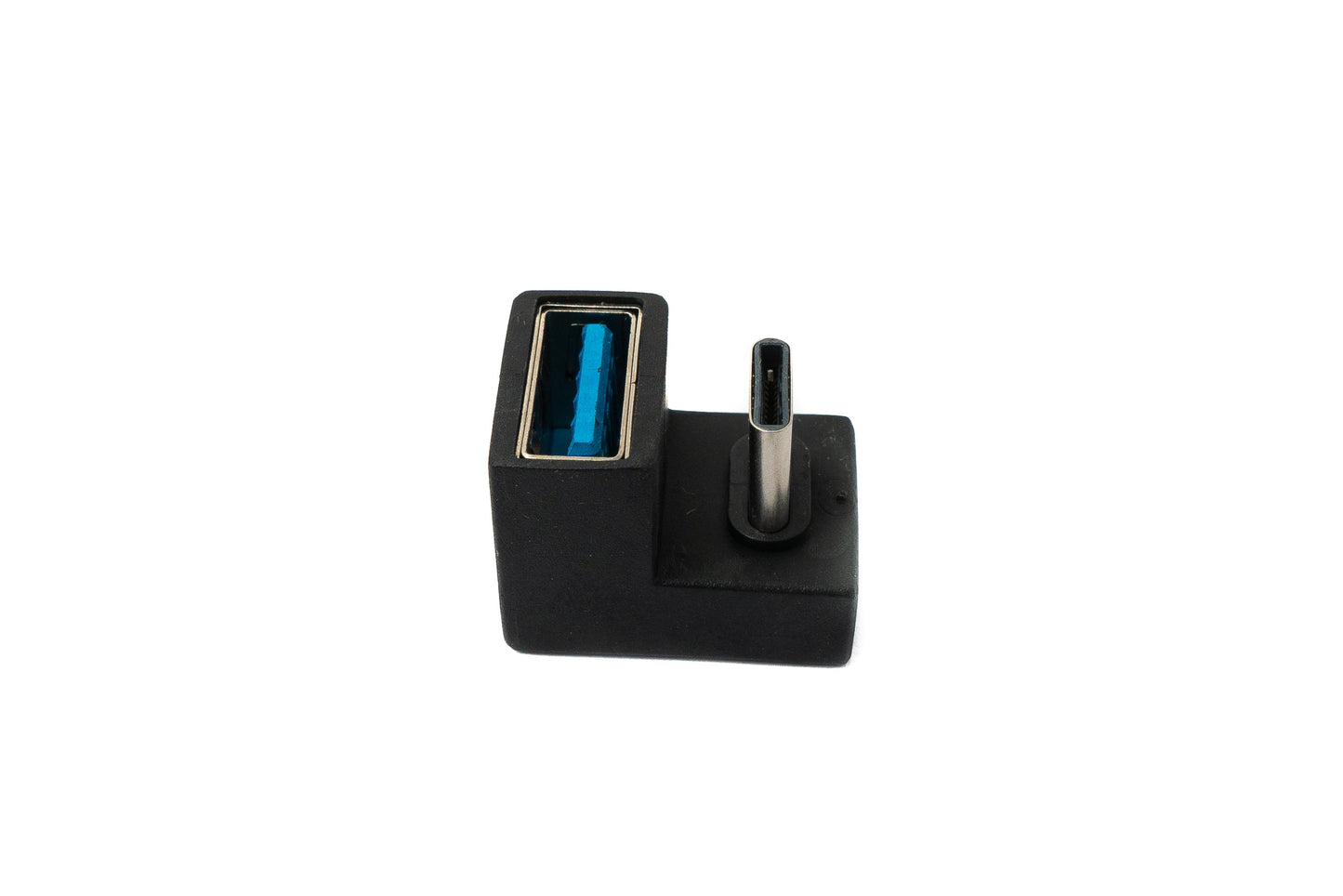 SYSTEM-S USB 3.1 Adapter Typ C Stecker zu 3.0 Typ A Buchse U Turn 180° Winkel Kabel