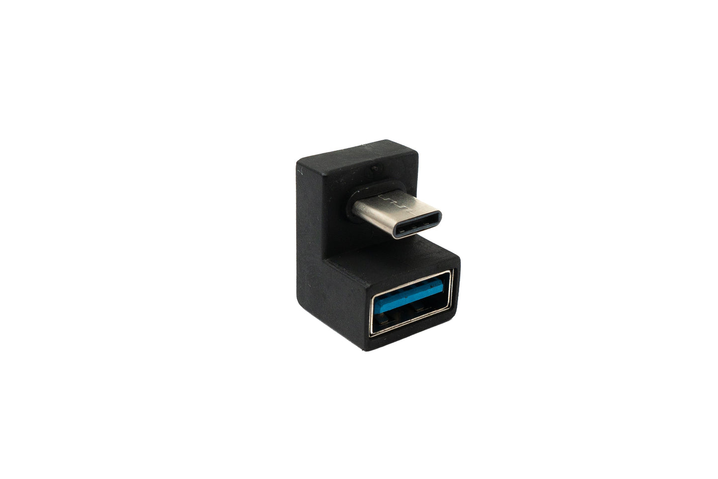 SYSTEM-S USB 3.1 Adapter Typ C Stecker zu 3.0 Typ A Buchse U Turn 180° Winkel Kabel