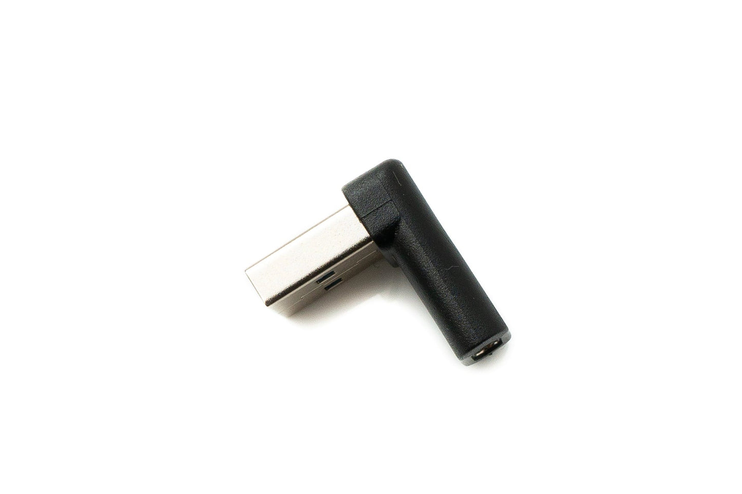 SYSTEM-S USB 3.1 Adapter Typ C Buchse zu 3.0 Typ A Stecker Winkel Kabel in Schwarz