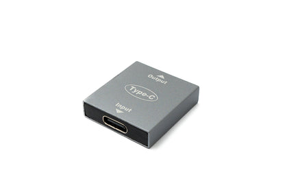 SYSTEM-S USB 3.1 Y Adapter Typ C Buchse zu 2x Buchse Kabel in Grau