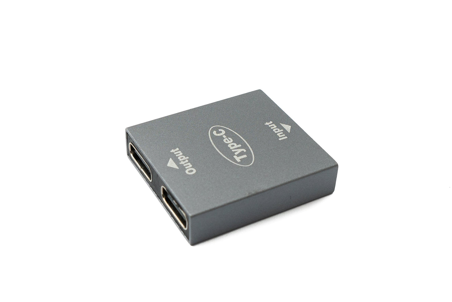 SYSTEM-S USB 3.1 Y Adapter Typ C Buchse zu 2x Buchse Kabel in Grau