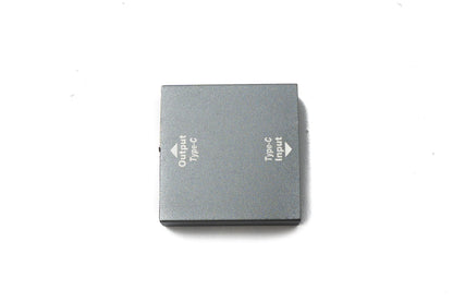 SYSTEM-S USB 3.1 Y Adapter Typ C Buchse zu Buchse & 3.0 Typ A Buchse Kabel in Grau