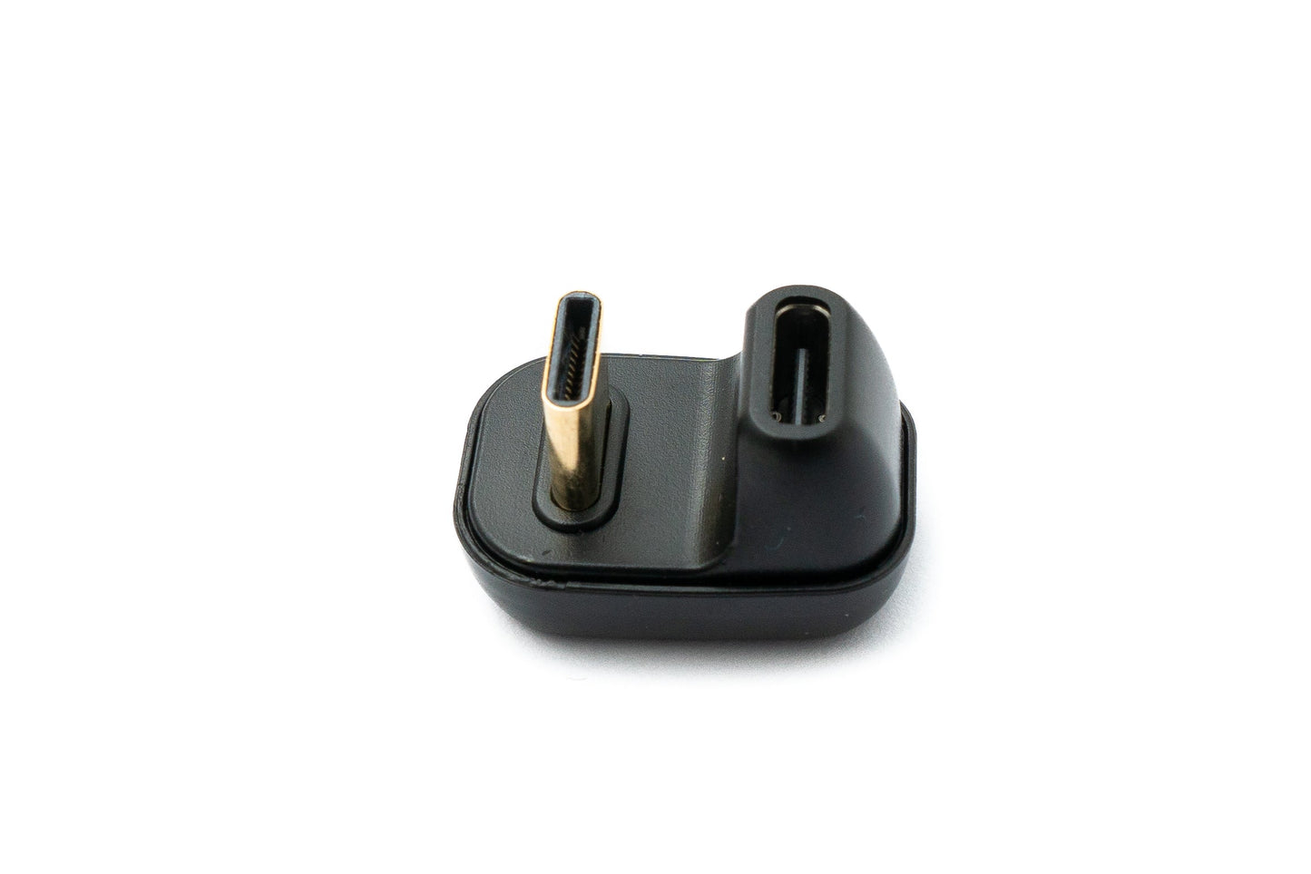 SYSTEM-S USB4 USB Adapter Typ C Stecker zu Buchse U Turn 180° Winkel 40 Gbit/s USB 4.0 Kabel