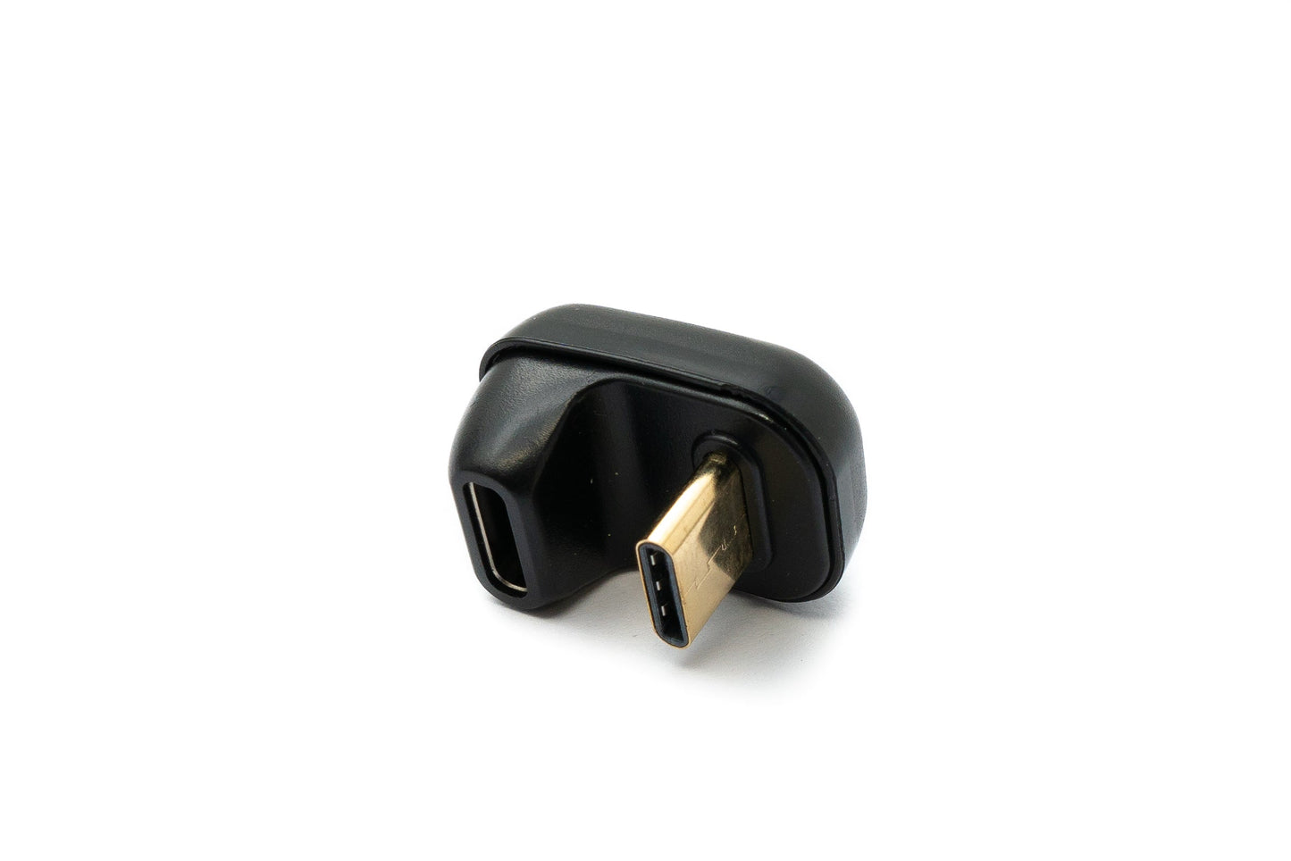 SYSTEM-S USB4 USB Adapter Typ C Stecker zu Buchse U Turn 180° Winkel 40 Gbit/s USB 4.0 Kabel
