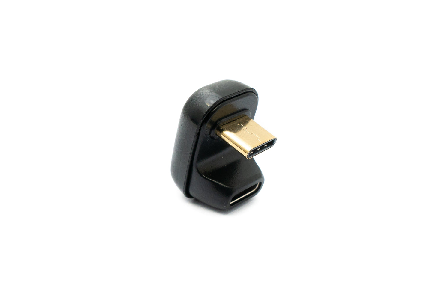 SYSTEM-S USB4 USB Adapter Typ C Stecker zu Buchse U Turn 180° Winkel 40 Gbit/s USB 4.0 Kabel