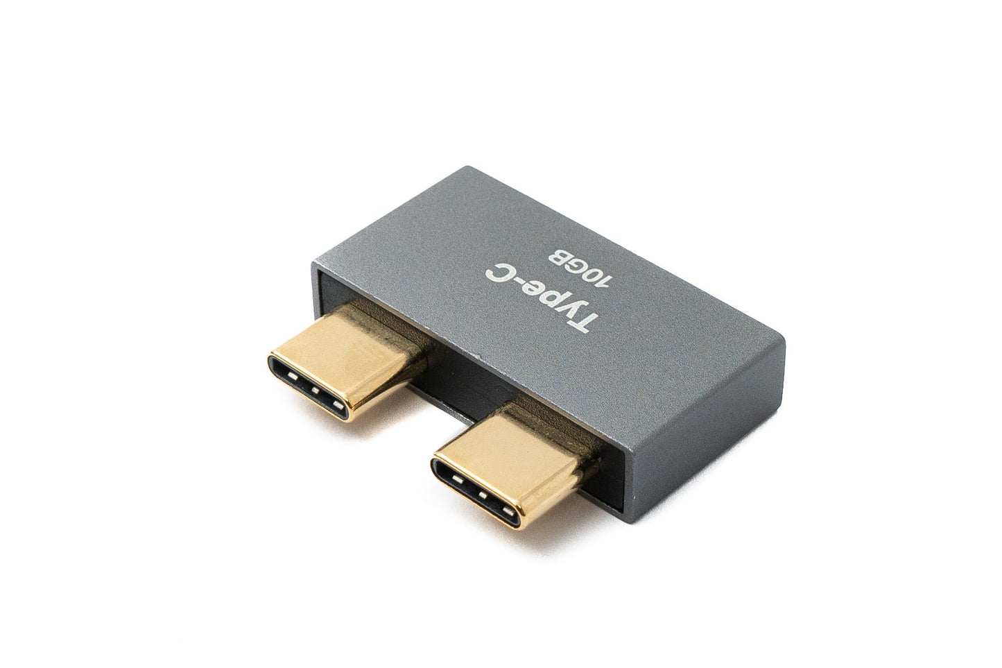 SYSTEM-S USB 3.1 Gen 2 Doppel Adapter 2x Typ C Stecker zu 2x Buchse Kabel OTG