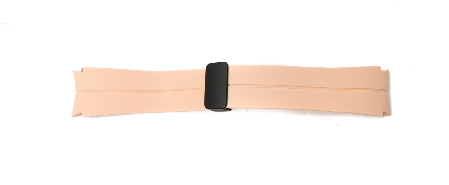 SYSTEM-S 20 mm silicone strap for Samsung Galaxy Watch 5 4 Smartwatch in pink