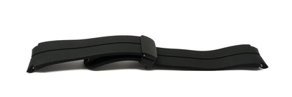 SYSTEM-S Armband 20 mm aus Silikon für Samsung Galaxy Watch 5 4 Smartwatch in Schwarz