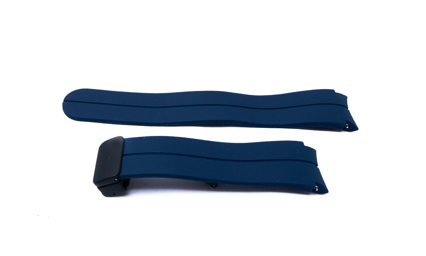 SYSTEM-S Armband 20 mm aus Silikon für Samsung Galaxy Watch 5 4 Smartwatch in Blau