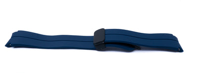 SYSTEM-S Armband 20 mm aus Silikon für Samsung Galaxy Watch 5 4 Smartwatch in Blau
