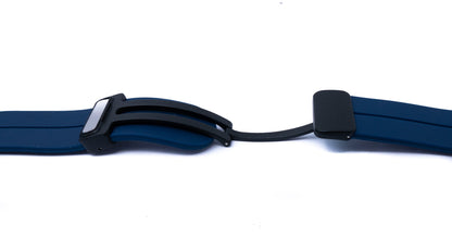 SYSTEM-S Armband 20 mm aus Silikon für Samsung Galaxy Watch 5 4 Smartwatch in Blau