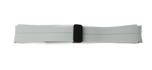 SYSTEM-S Armband 20 mm aus Silikon für Samsung Galaxy Watch 5 4 Smartwatch in Grau