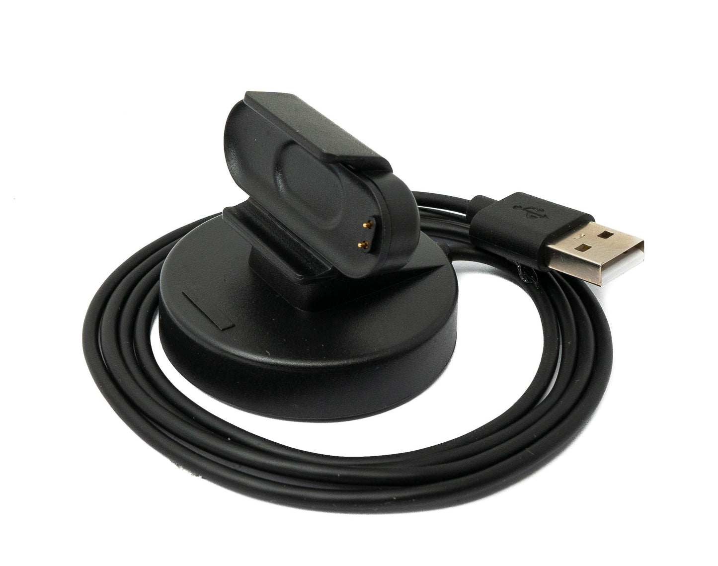 SYSTEM-S USB 2.0 Kabel 100cm Ladestation für Xiaomi Mi Smart Band 7 Smartwatch in Schwarz