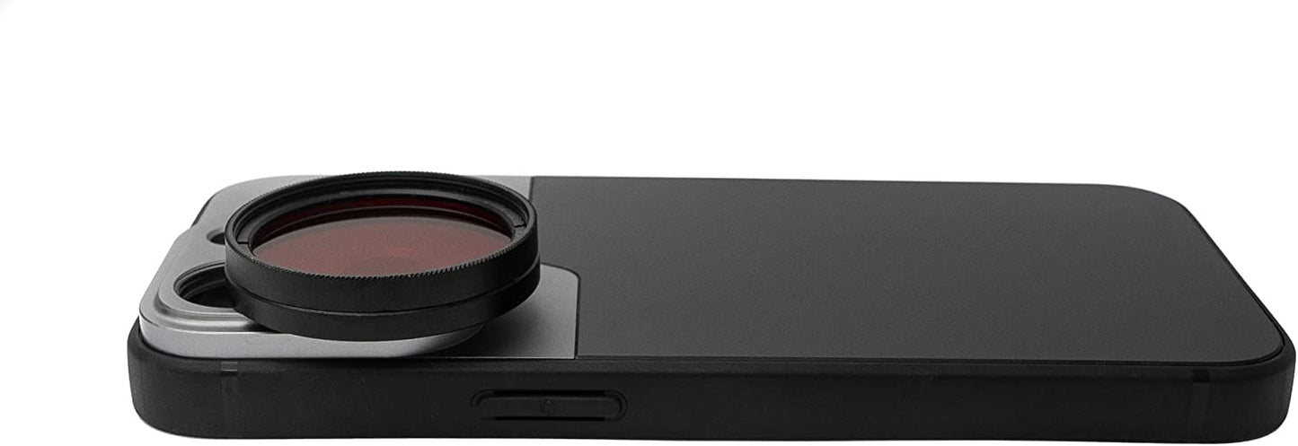 SYSTEM-S Farbfilter Set 37 mm 6 Stück Farbe Filter für Fotografie für iPhone 14 Pro