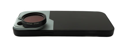 SYSTEM-S Farbfilter Set 37 mm 6 Stück Farbe Filter für Fotografie für iPhone 14 Pro Max