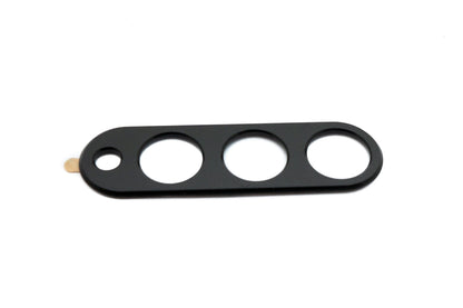 SYSTEM-S Camera Protection Lens Cover Aluminum for Samsung Galaxy Z Fold3 in Black